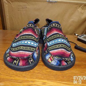 Sold.Sanuk Vagabond ST Funk Cabo Stripes Sidewalk Surfer Shoes Mens Size 11